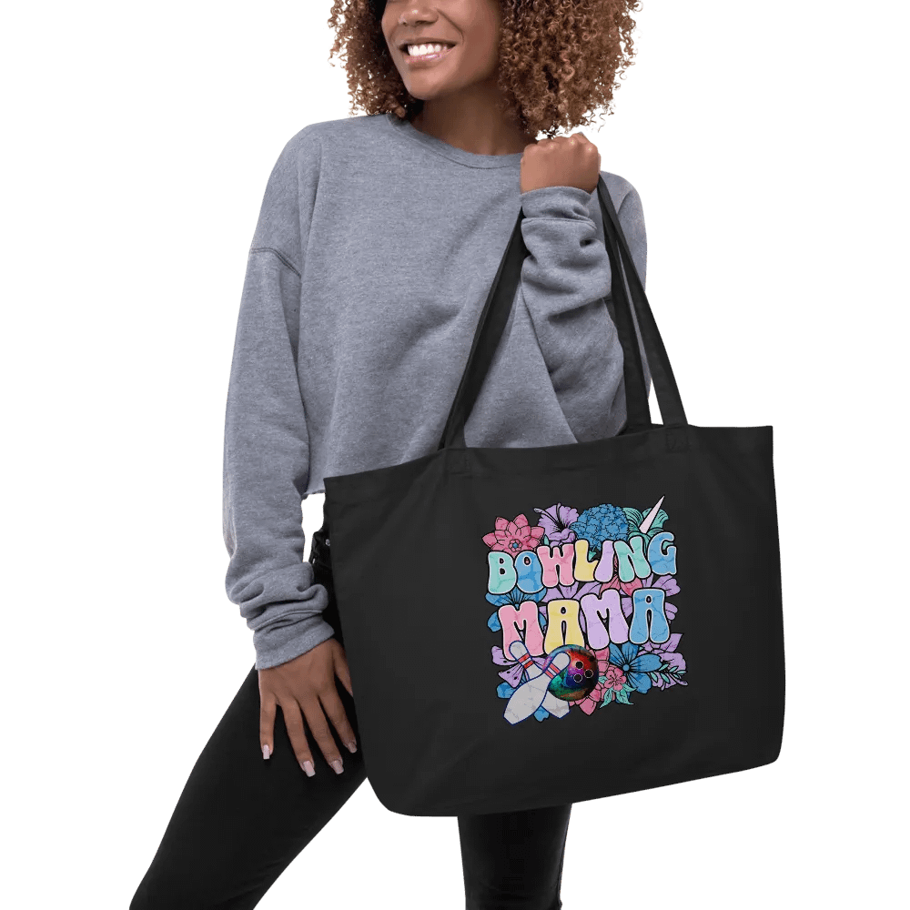 Bowling Mama Floral Tote Bag product image (3)