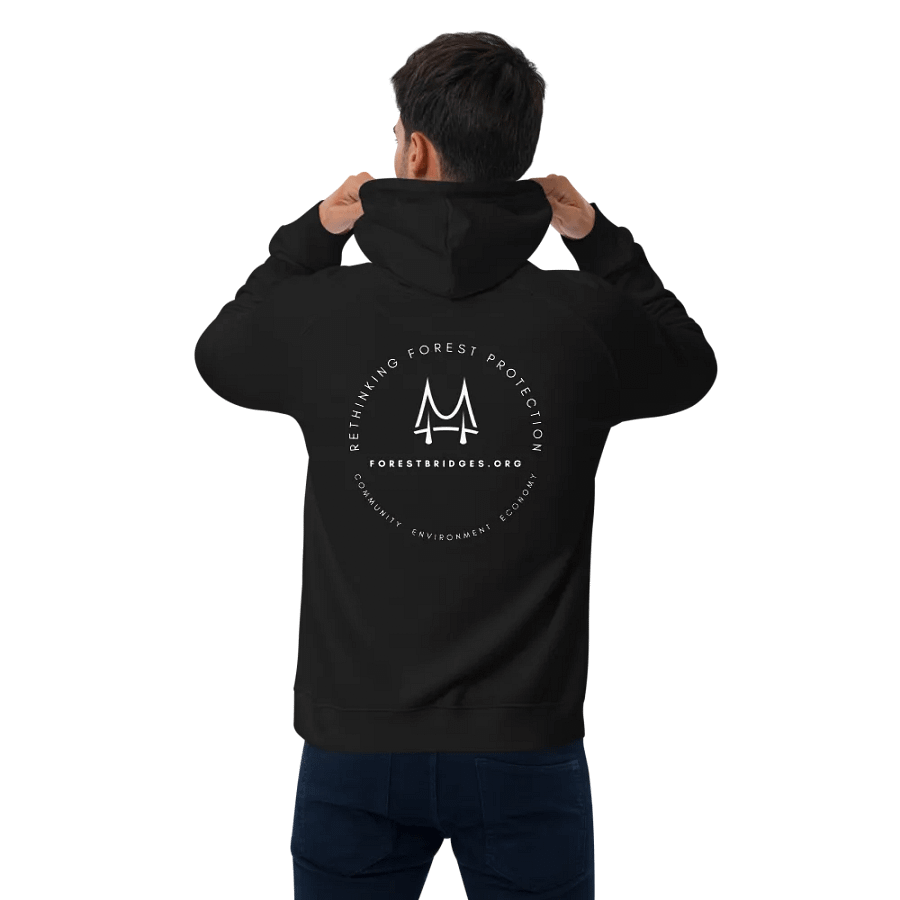 Forest Bridges Fall Colors Hoodies with Greyscale Logo & Emblem on Back product image (4)