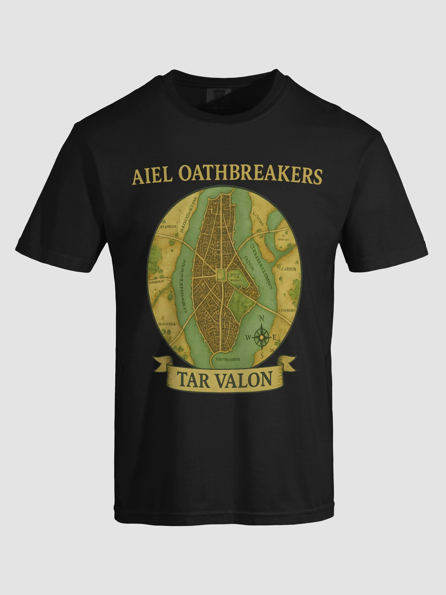 Tar Valon Fantasy Map T-Shirt product image (89)