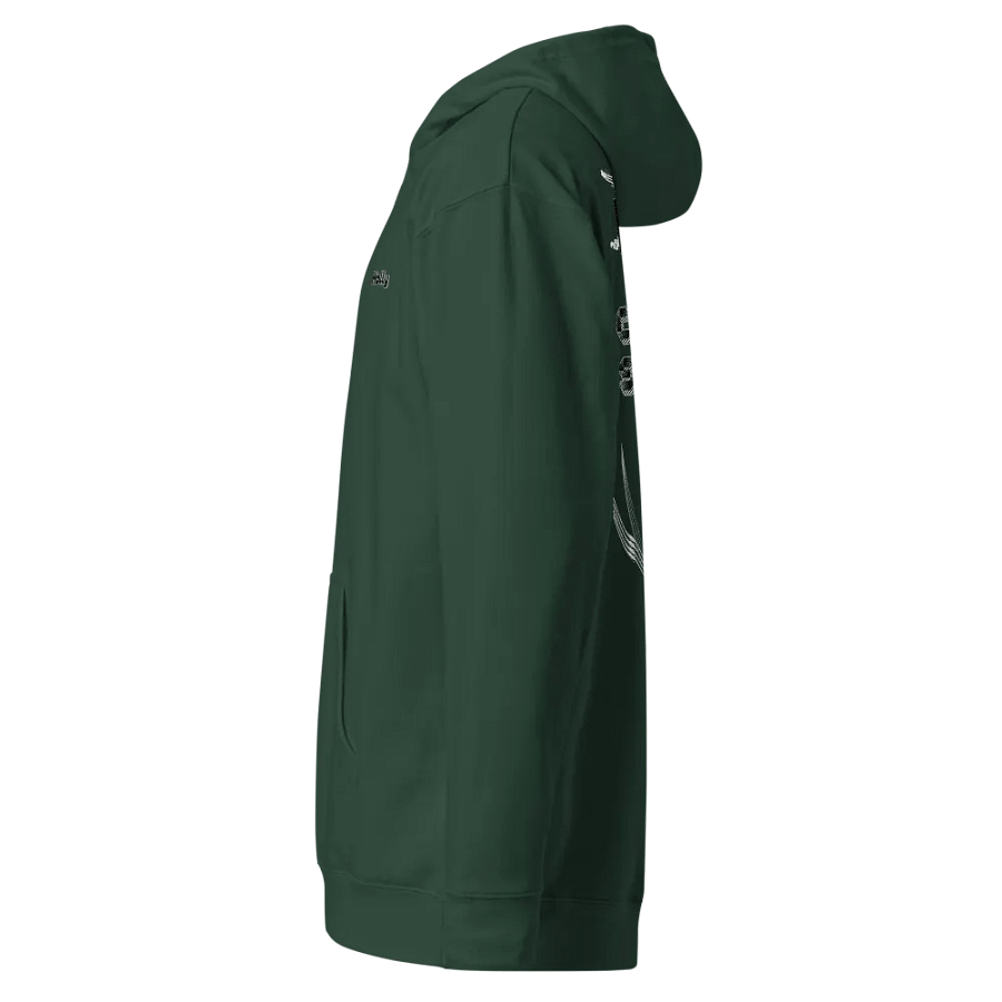 Midweight Hoodie - Co Founder Shaumarai - Embroidered - Holly - Black HApex Gear Black Logo product image (10)