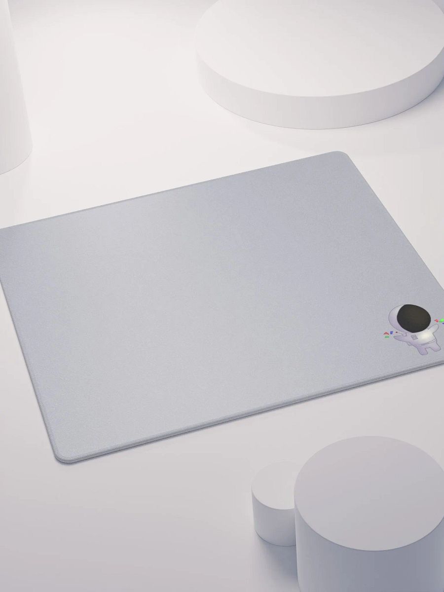 Light grey Gaming Mouse Pad with Chibi SoSillySal Avatar(2 Sizes) product image (4)