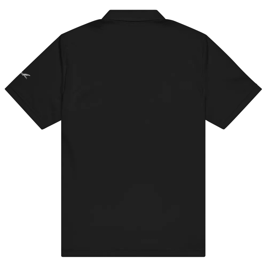 Sport Polo Shirt - Embroidered - White HApex Gear Black Logo product image (11)