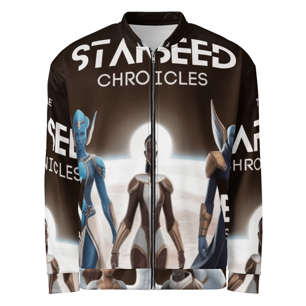 Starseed Chronicles Lightweight Bomber Jacket: Wear the Cosmos product image (1)