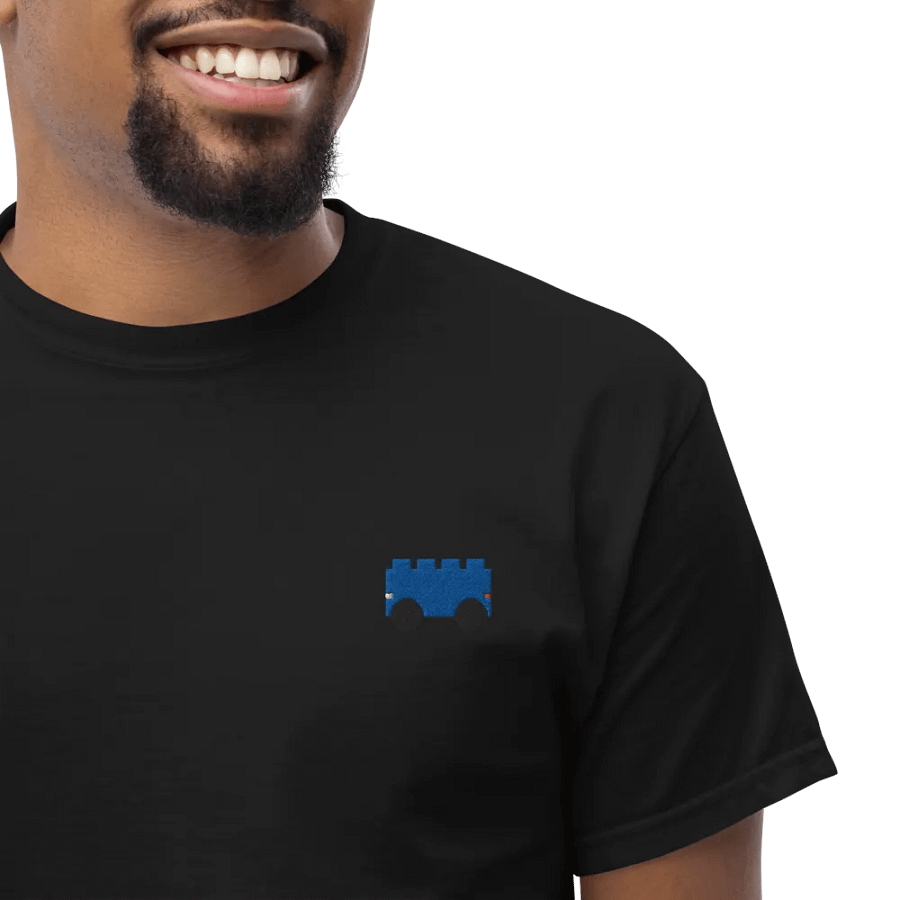 Brick-Car Tee Stitched Blue product image (22)