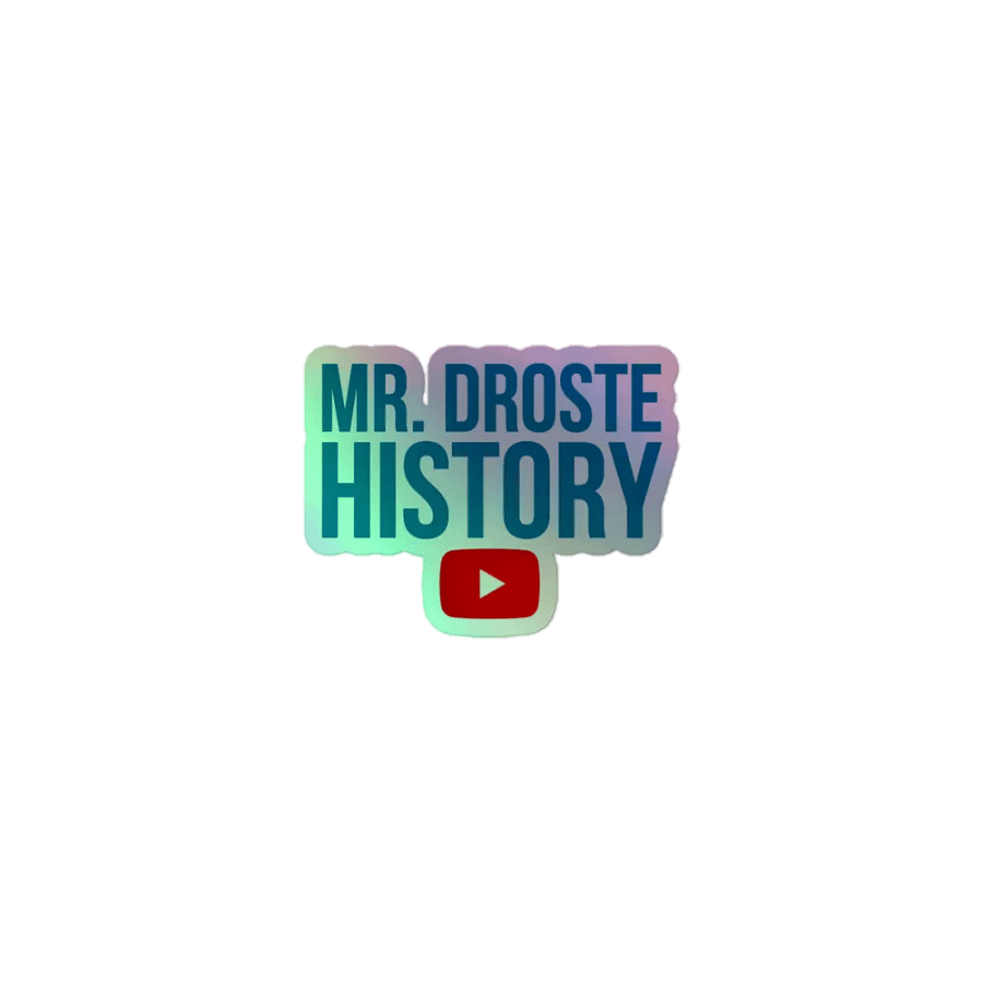 Mr. Droste History Holographic Sticker product image (1)