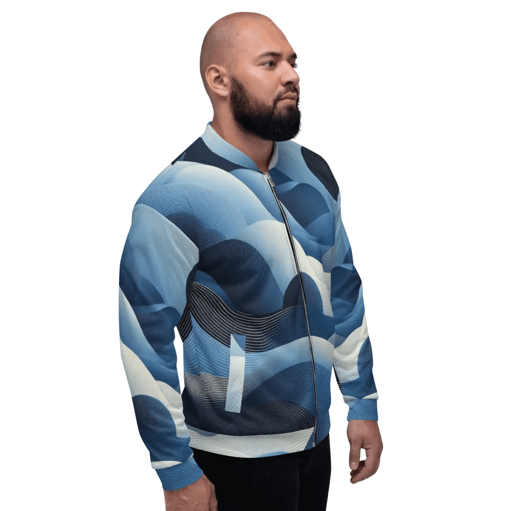 Men's Azure Wave-Print-2 Jacket product image (7)