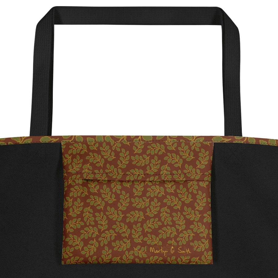 “Scattered Leaves Adrift” Large Tote Bag product image (2)
