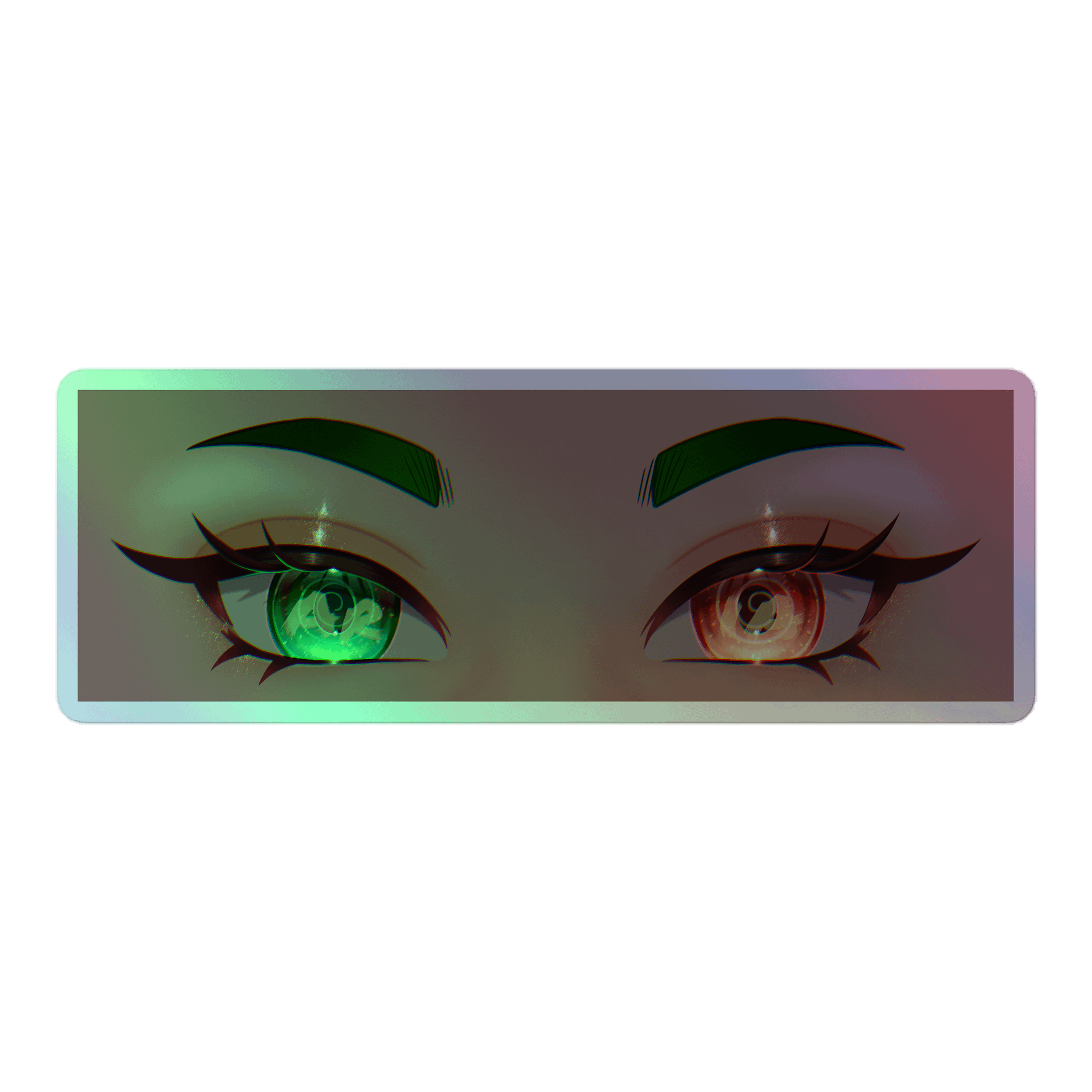 Aria Eyes Holographic Kiss Cut Sticker product image (1)