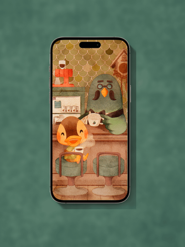 Brewster's 'Coffee Lovers' Iphone/Android Wallpaper product image (2)