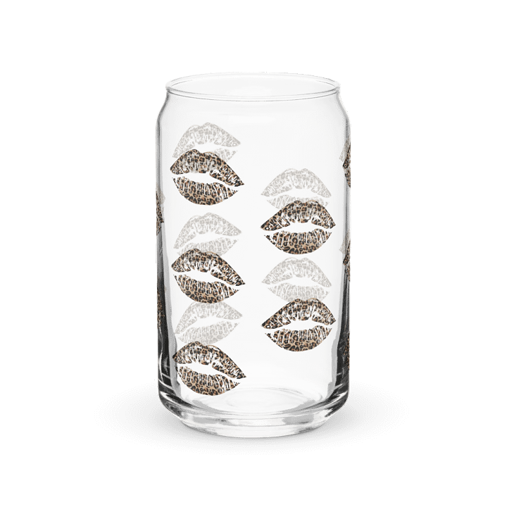 Leopard Print Kiss Glass Can product image (2)