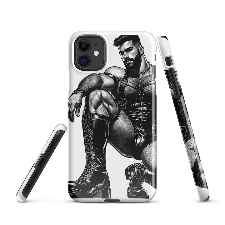 Gay Leather Top Man Leder Pride Daddy Tom of Finland Tribute Graphic Design iPhone Snap Case product image (2)