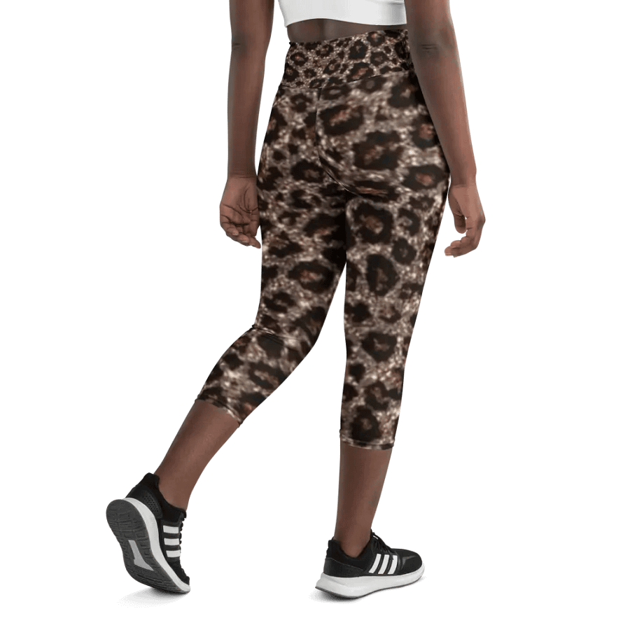Leopard Print 90s Yoga Capri Leggings product image (8)
