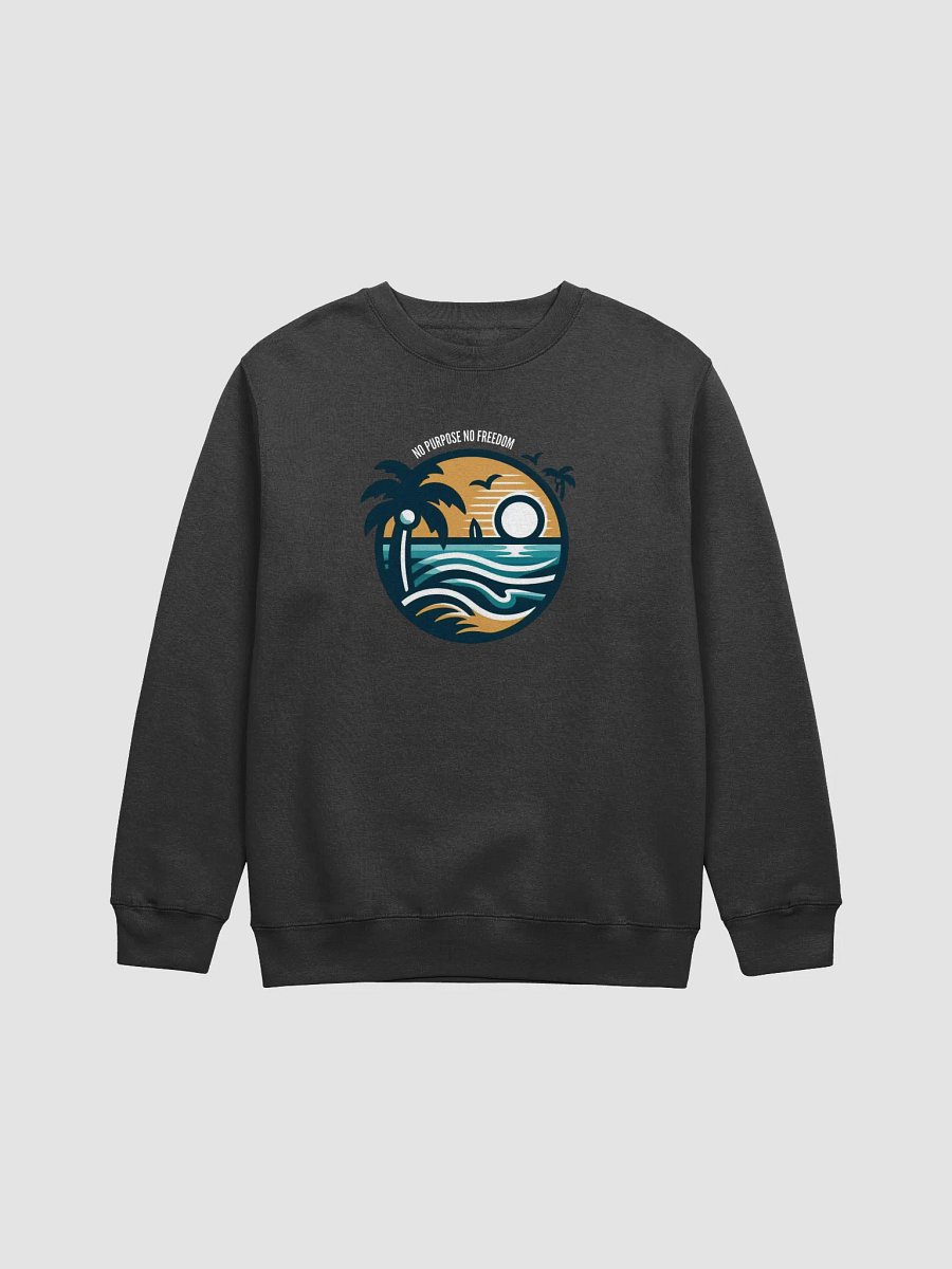 Tropical Circle Crewneck Sweatshirt | AI Design Faith brings meaning product image (1)