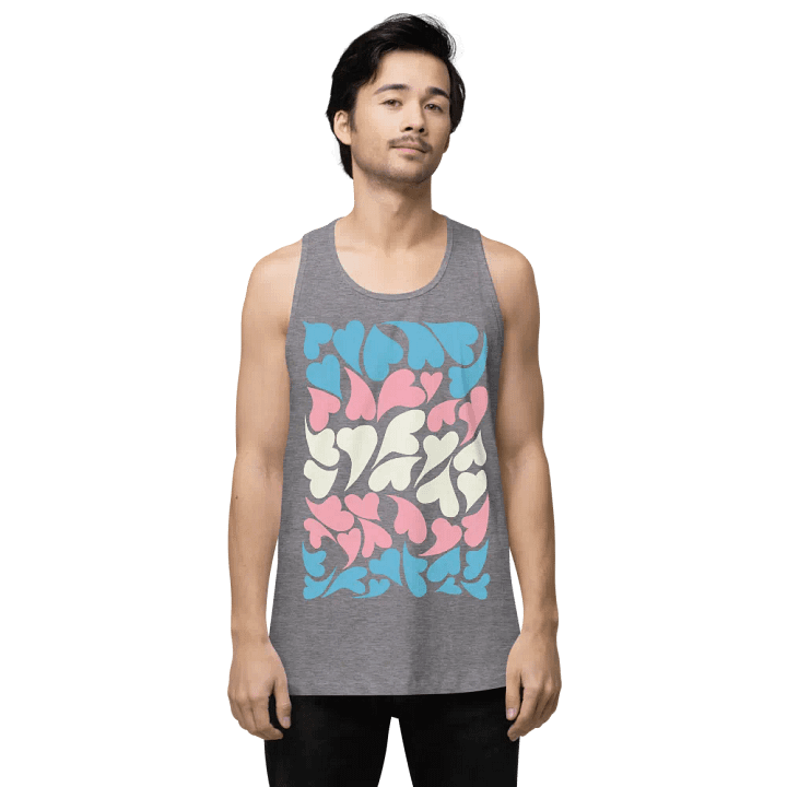 Nestled PRIDE Transgender Tank Top product image (4)