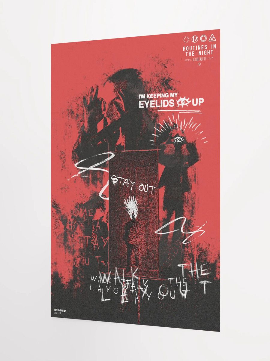 Twenty One Pilots - Routines In The Night Poster (RED VERSION) product image (4)