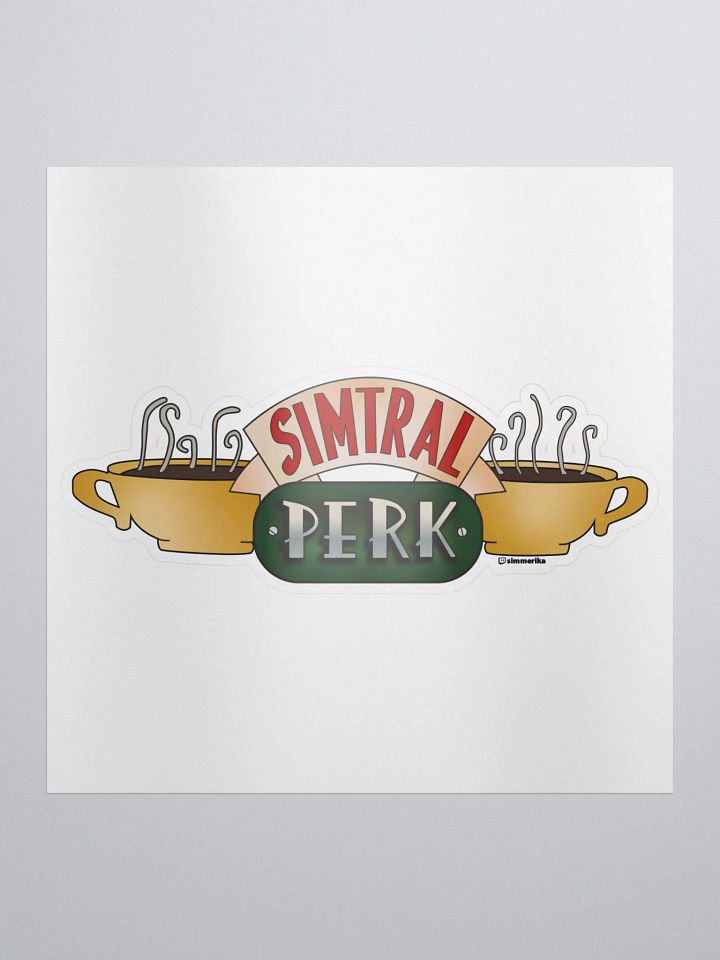 Simtral Perk Cutout Sticker product image (1)