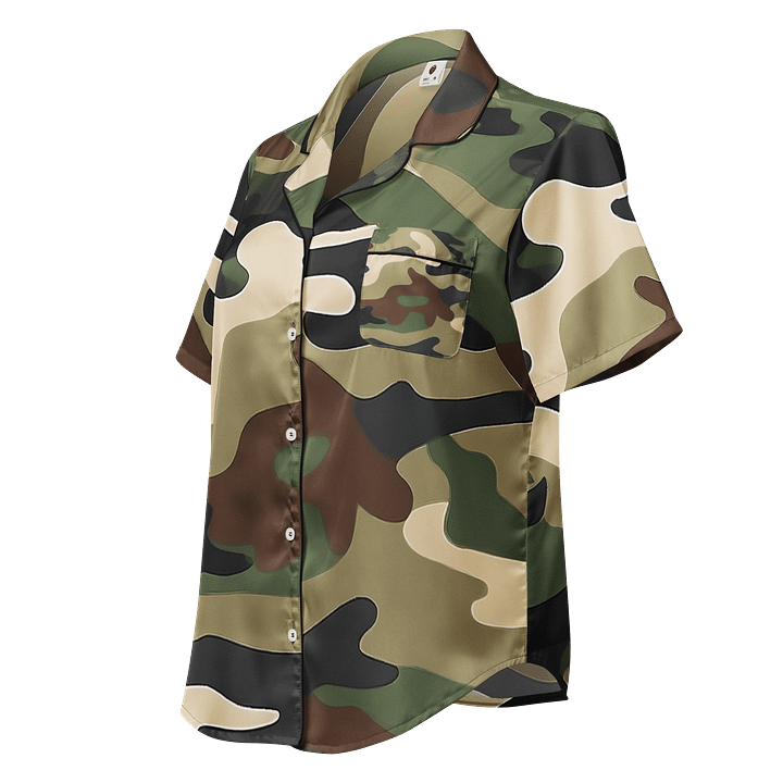 Women's Short Sleeve Pajama top camo product image (1)
