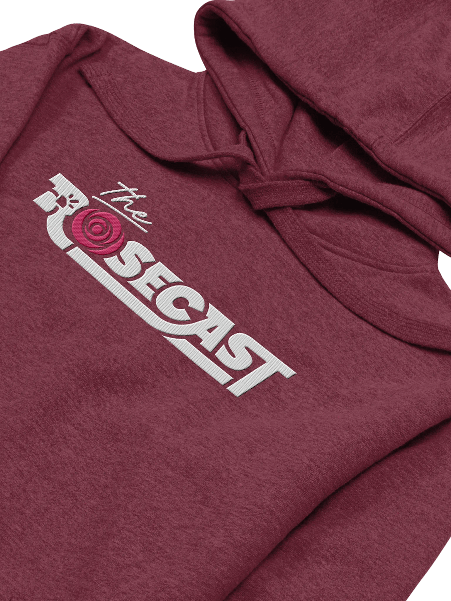 Rosecast Logo Premium Hoodie (Embroidered, White) product image (2)