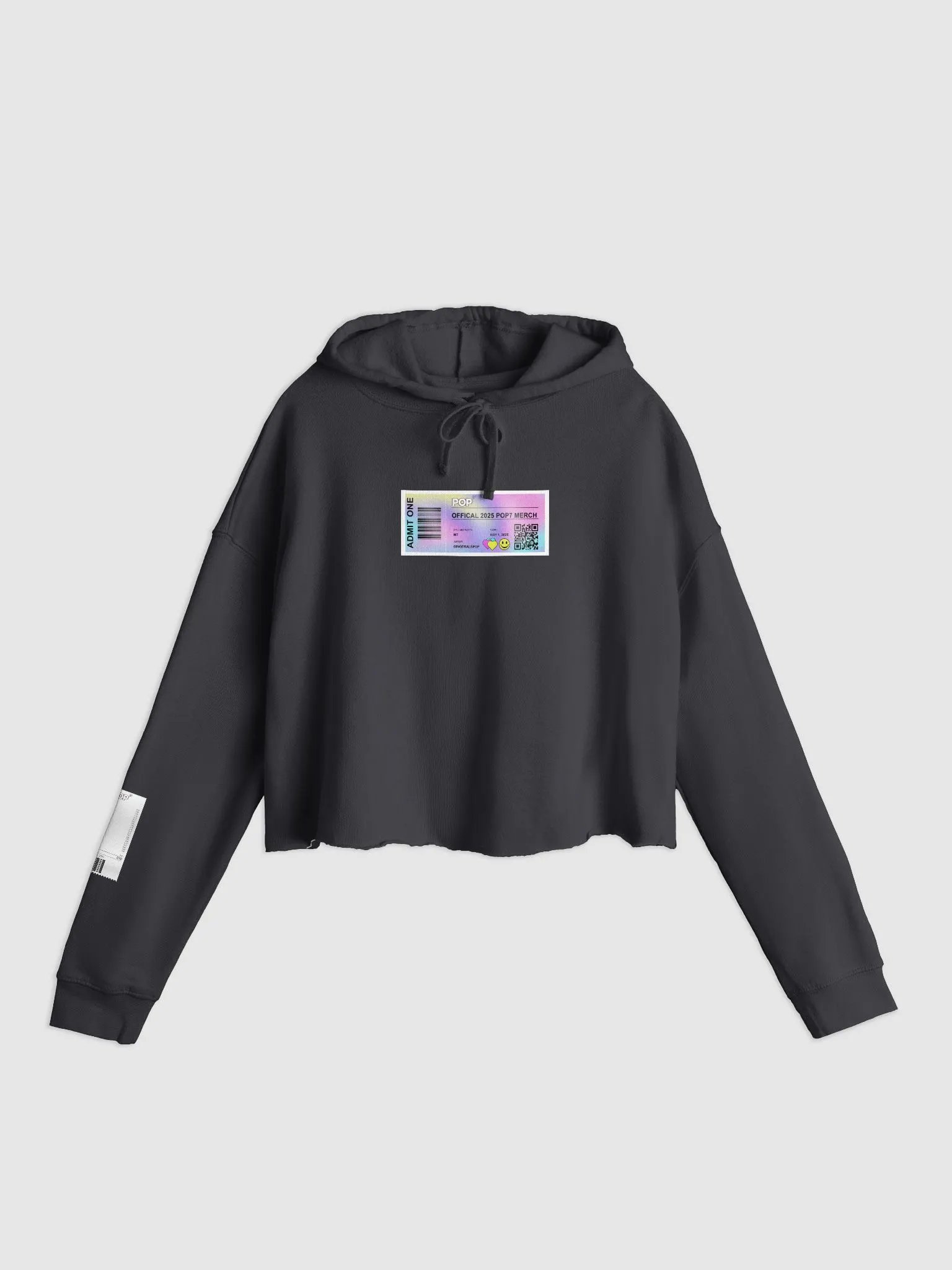 POP7 TICKET CROPPED HOODIE product image (1)