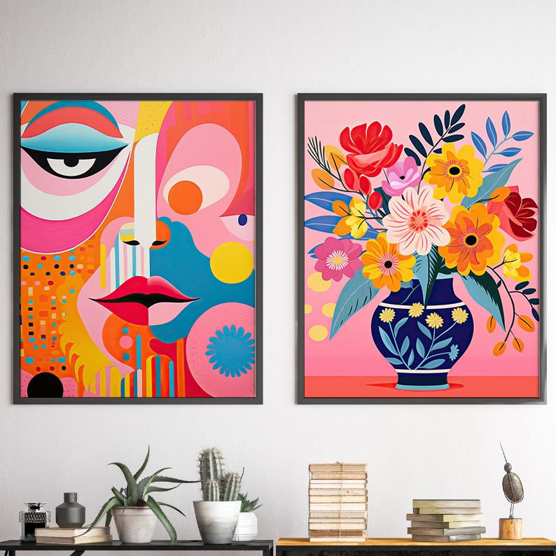 Funky Gallery Wall Set of 12 Colorful DIGITAL Prints product image (12)