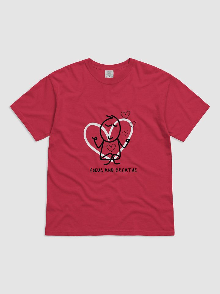 Focus and Breathe Heavyweight T-Shirt product image (6)