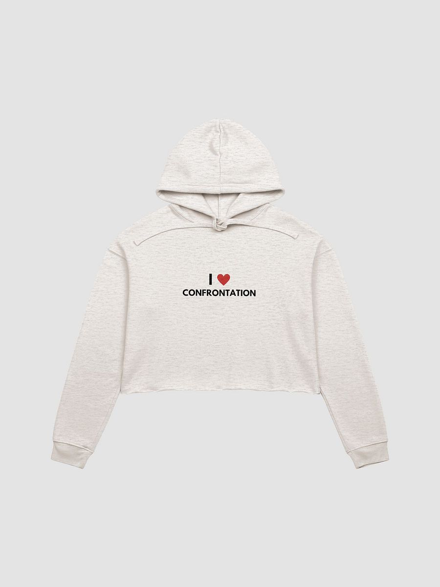 I <3 Confrontation cropped hoodie product image (14)