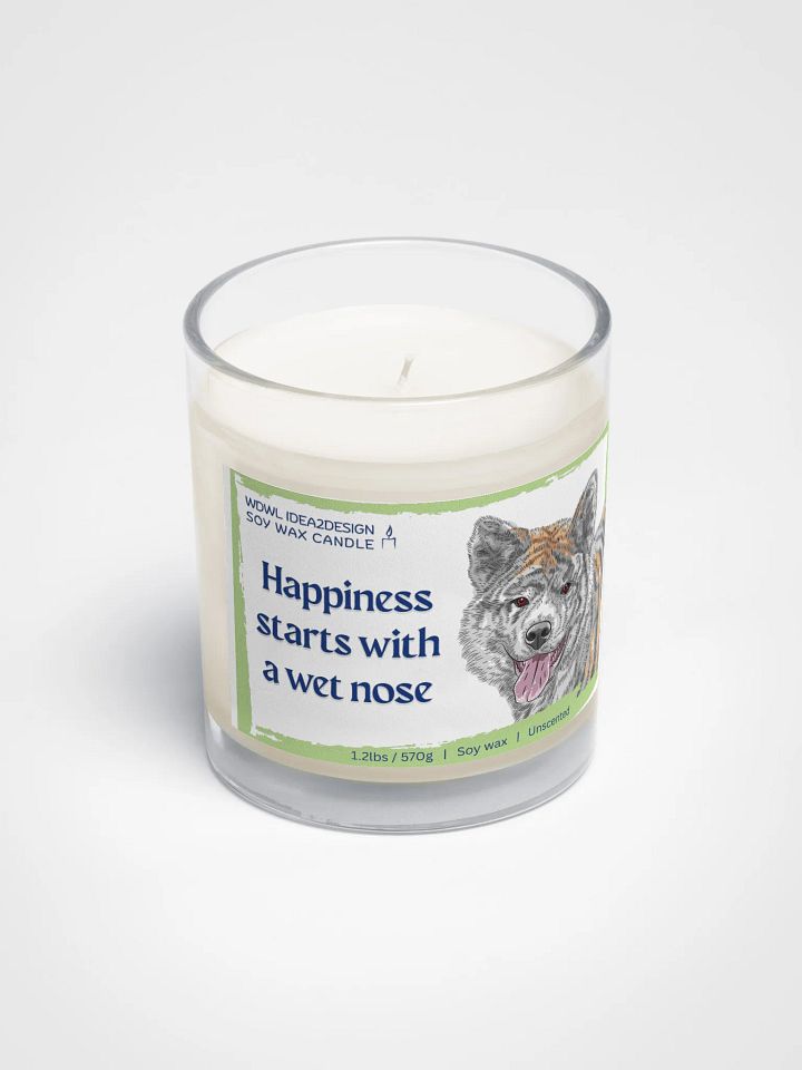 Akita Inu Dog Lover Best Gift, Large Capacity, Great Value & Eco-Friendly Candle – 1.2 lbs of Pure Serenity product image (2)