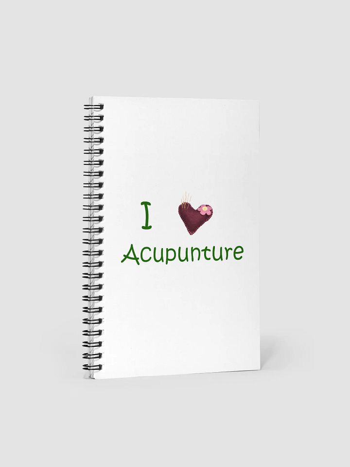 I heart Acupuncture Notebook product image (1)