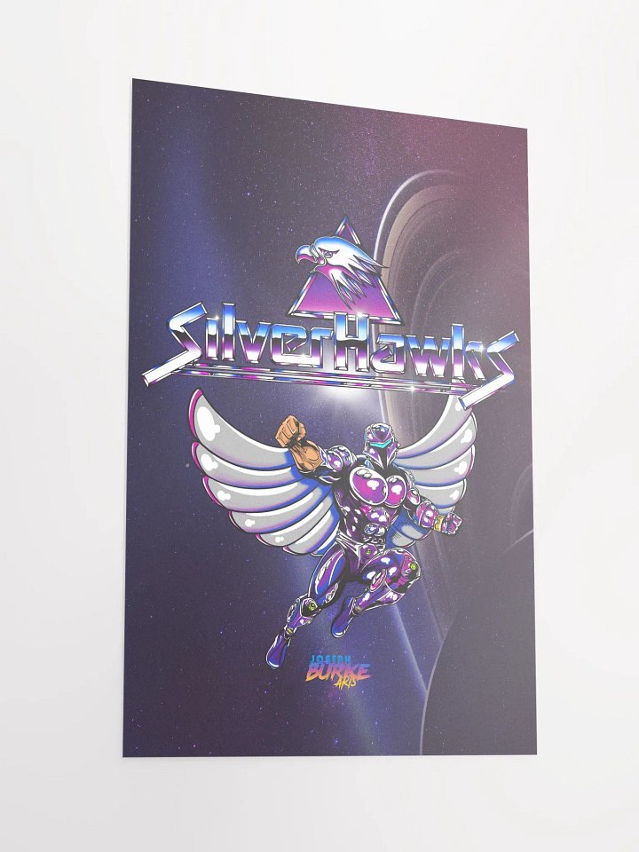 SilverHawks Retro Tribute 12x18 Fine Art Print product image (2)