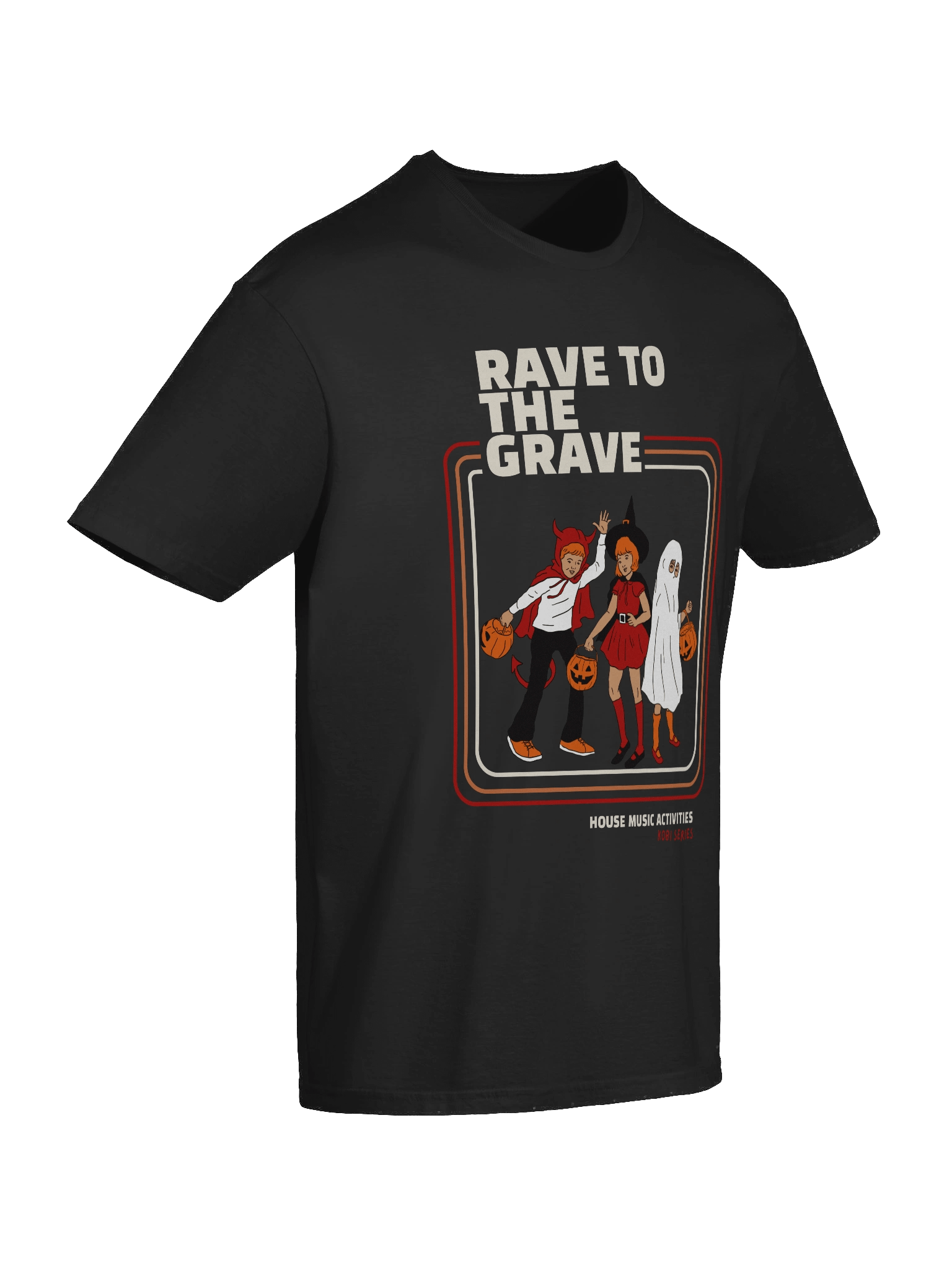Rave to the Grave Halloween Unisex T-Shirt product image (12)