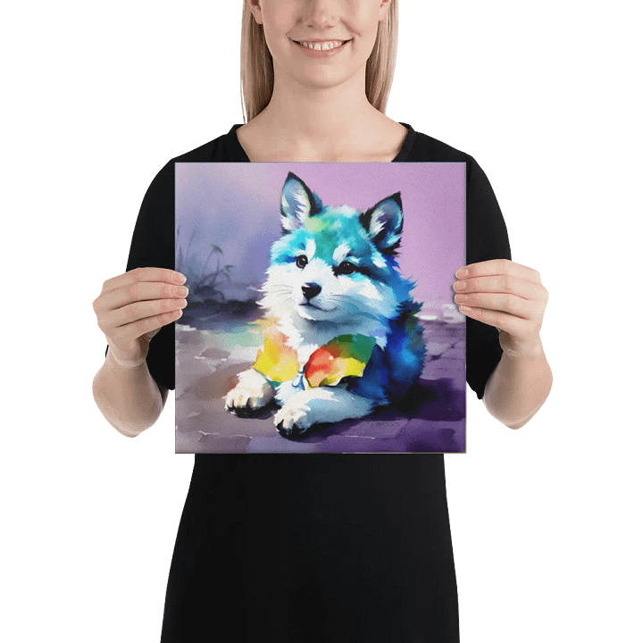 Cute Dog Digital Painting - v2 product image (2)