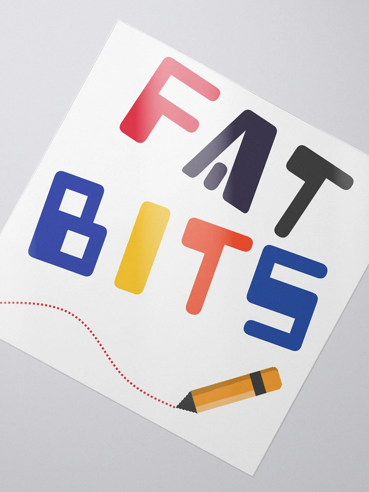 Fat Bits bubble free stickers product image (1)