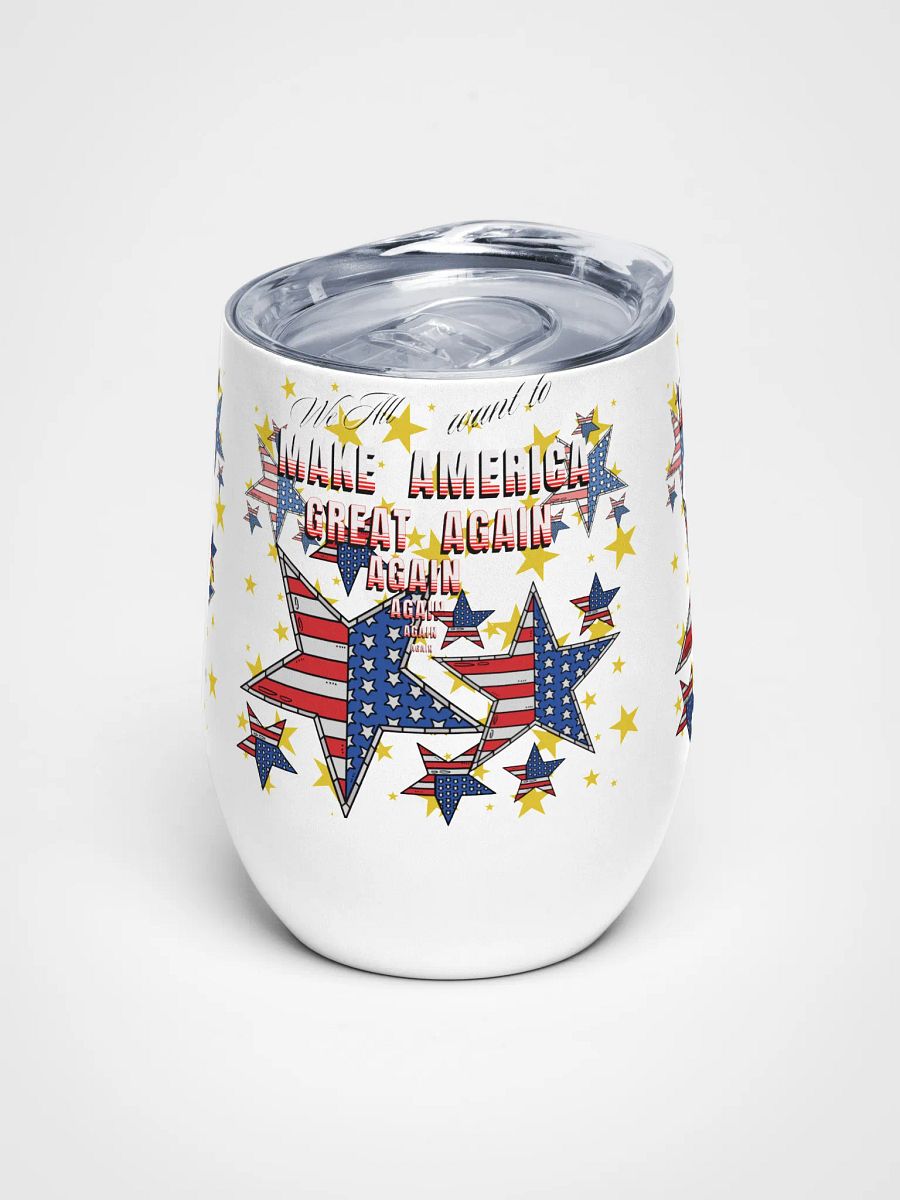 Maga again Wine Tumbler for moms dads colleagues product image (1)
