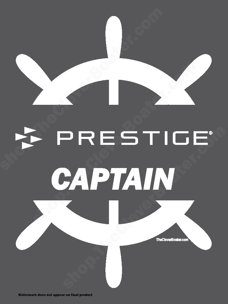 Prestige Captain - T-Shirt - Dark Shirt w/White Logo product image (2)