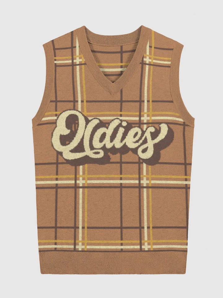Plaid Perfection V-Neck Vest product image (2)
