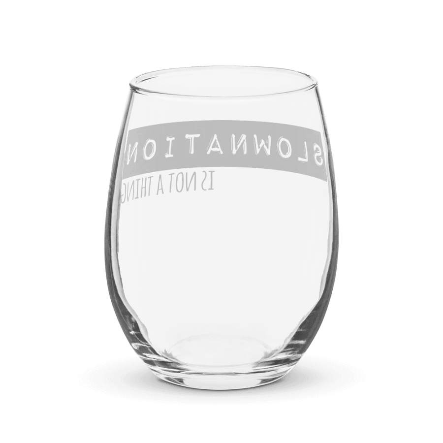 Slownation stemless wine glass product image (6)
