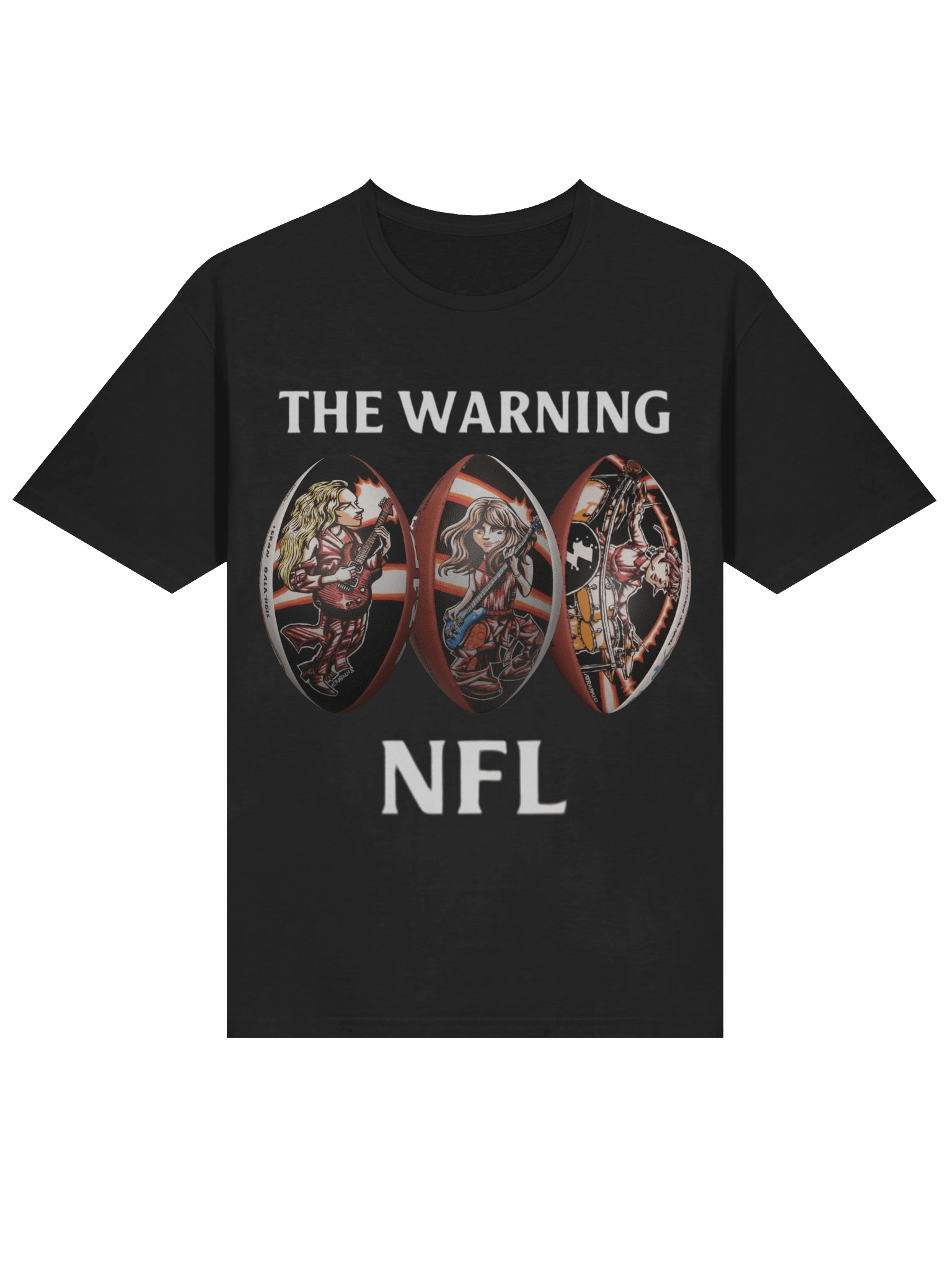 Musical Footballs NFL T-Shirt product image (3)