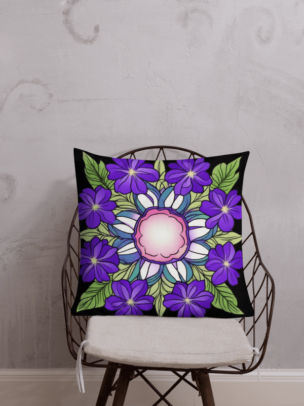 Celestial Petalwheel Mandala - Pillow product image (6)