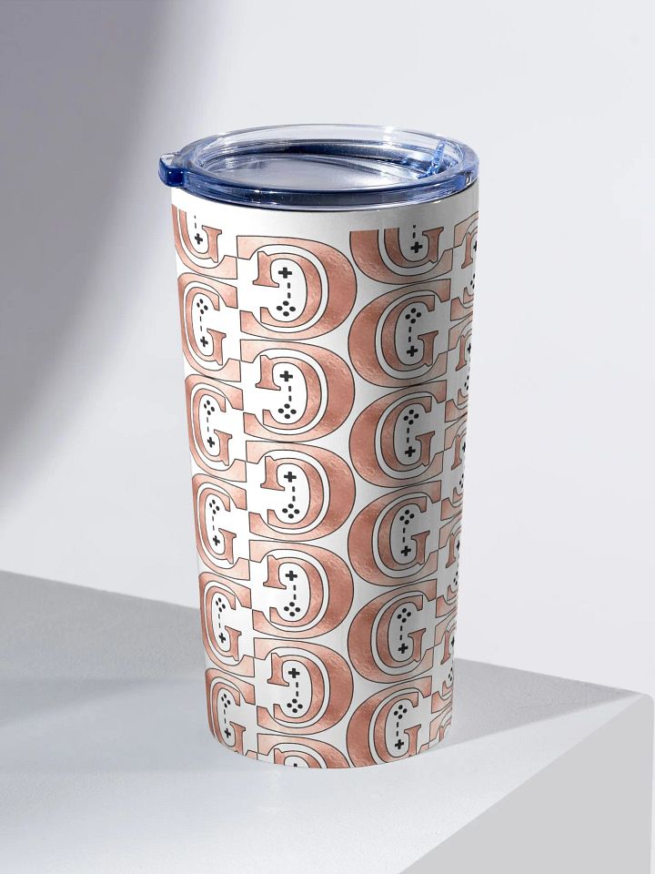 Logo Rose Gold Pattern Travel Mug product image (2)