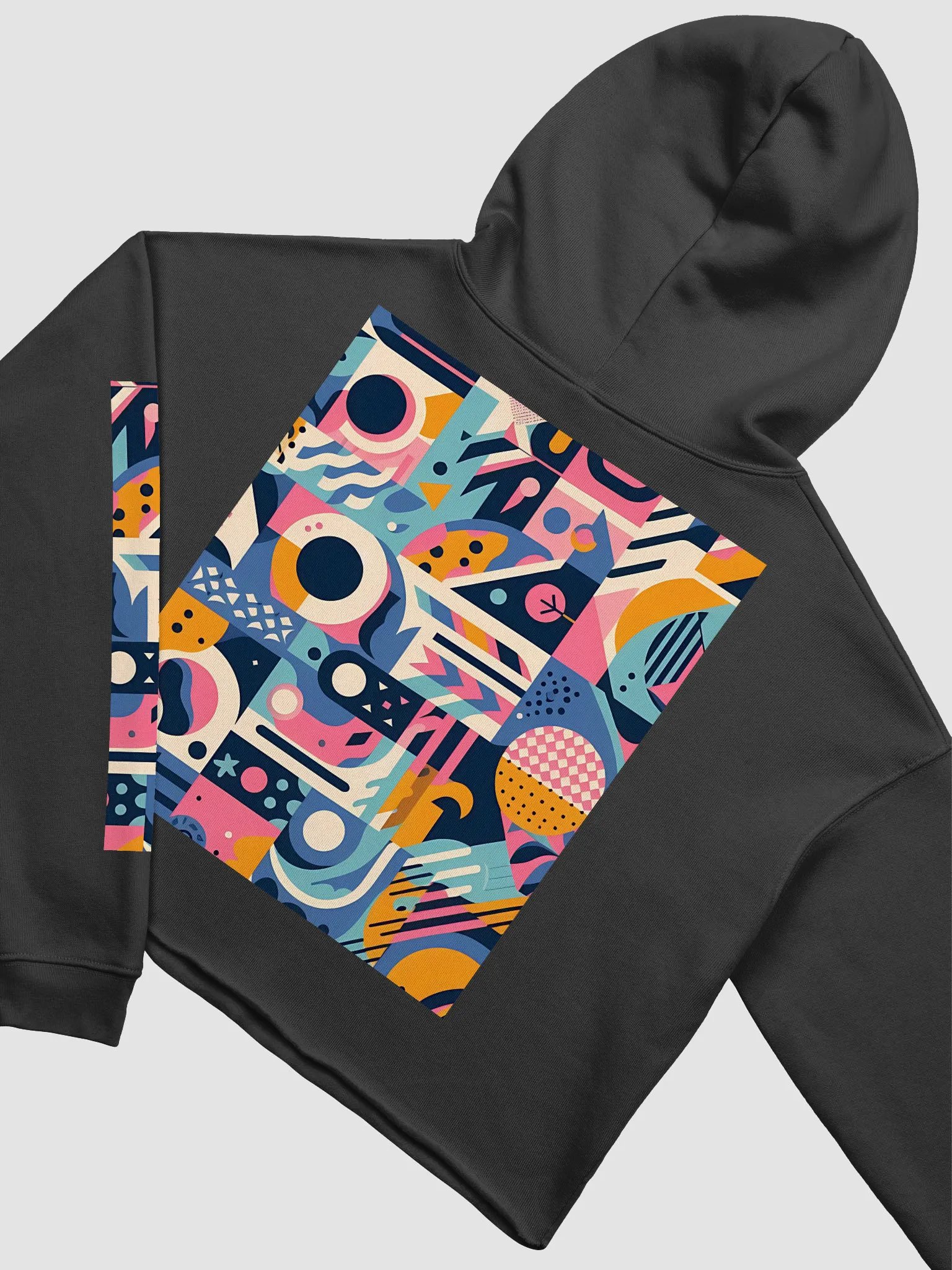 Funky Fusion: Cutout Collage: Crop Hoodie product image (4)