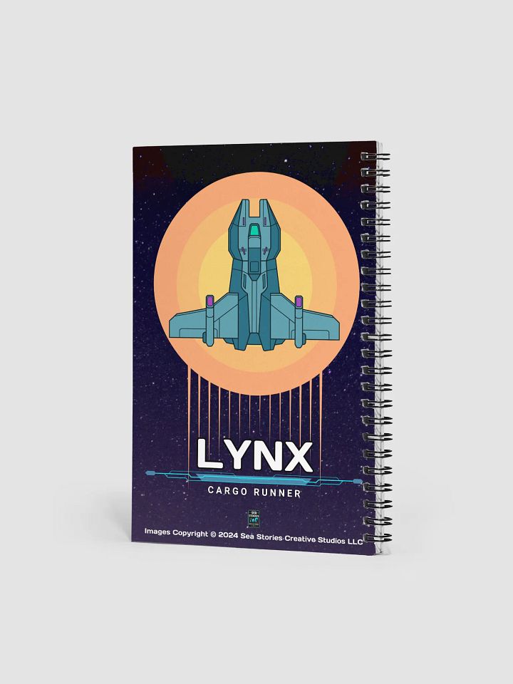 Lynx Cargo Runner Starship | Spiral Notebook product image (2)