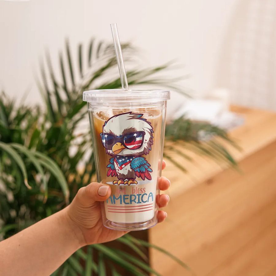 Patriotic Eagle Double Wall Tumbler product image (11)