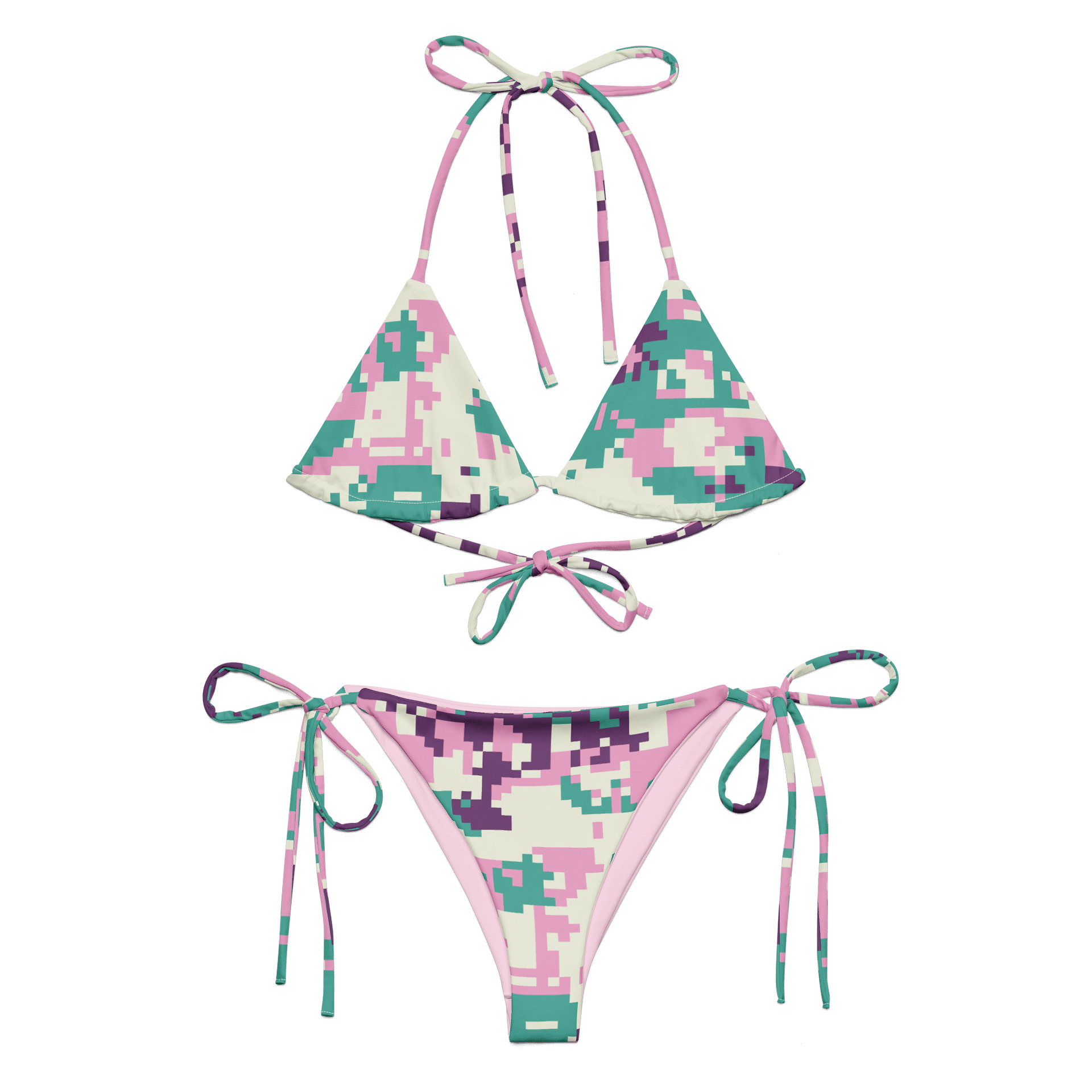 Pixelated Paradise String Bikini Set product image (2)