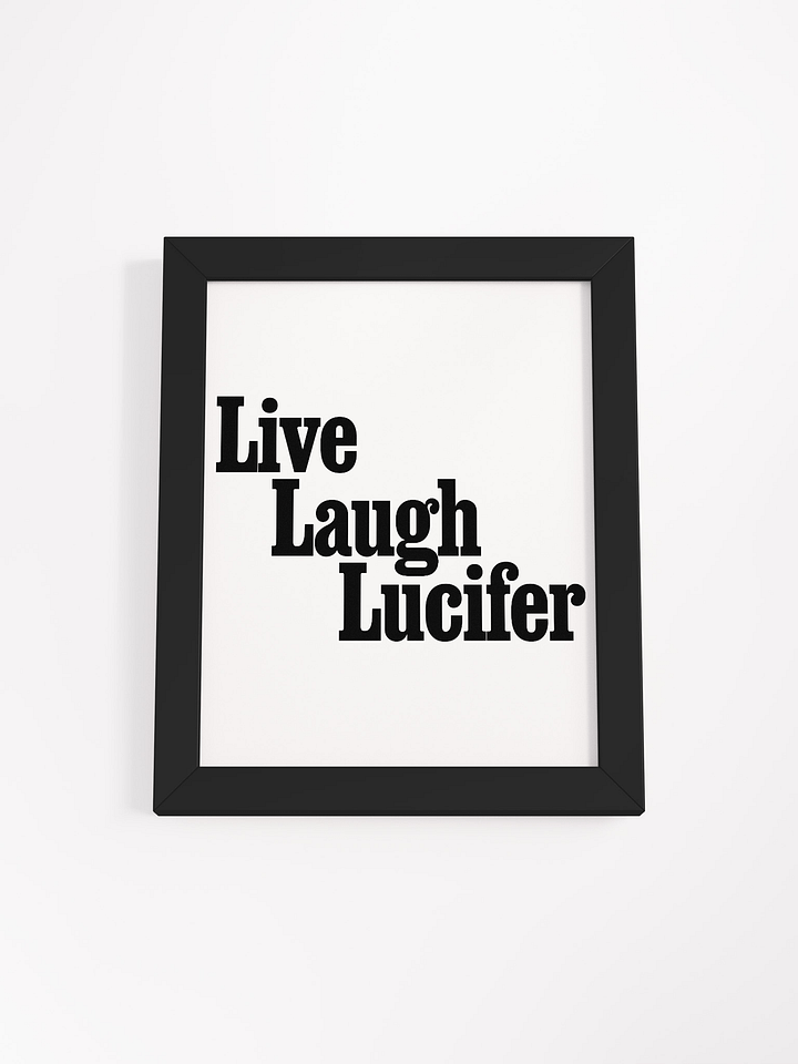 Life Laugh Lucifer - Sign product image (1)