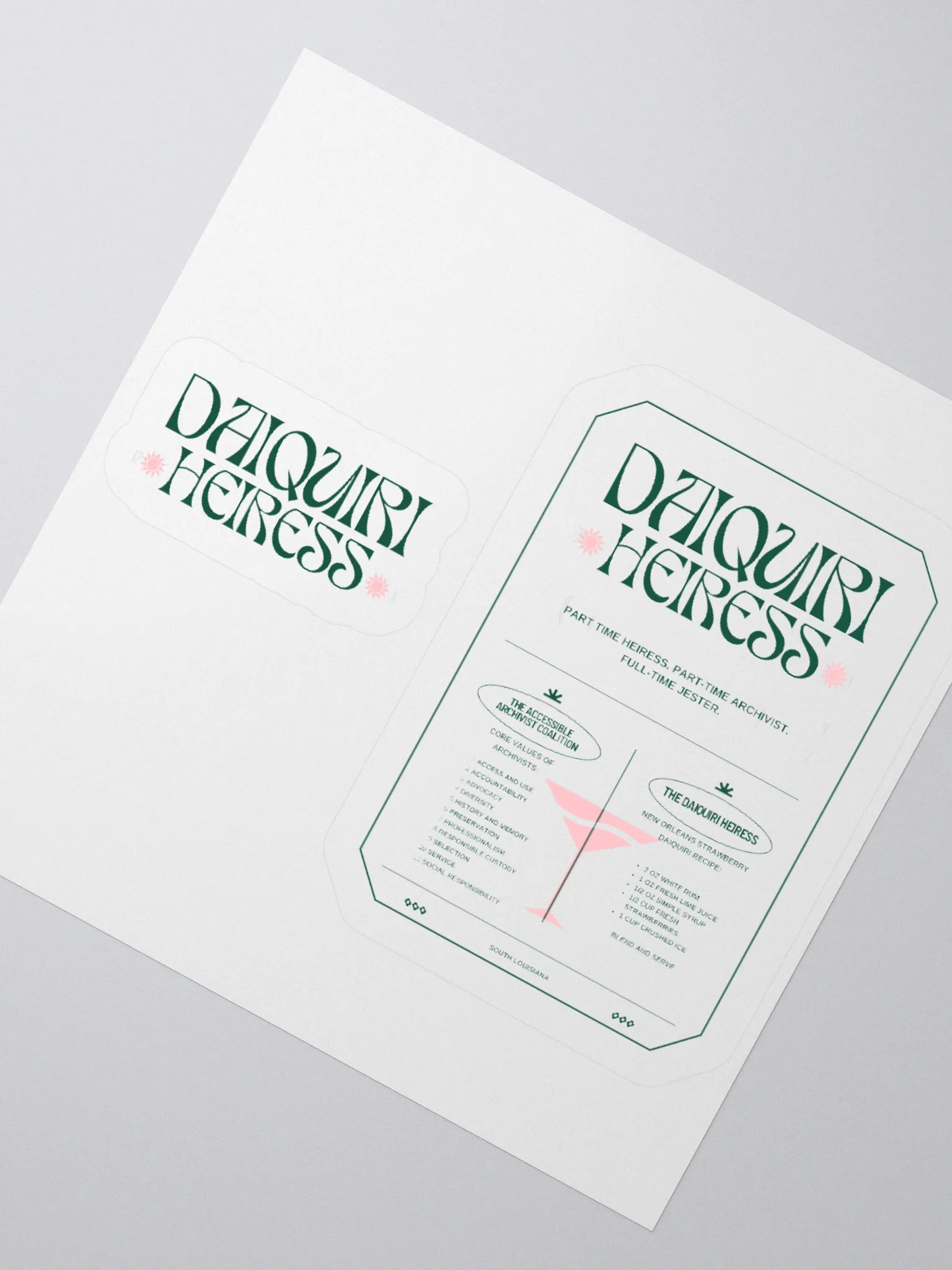 HEIRESS/ARCHIVIST STICKER product image (5)