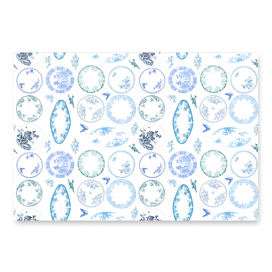 Set of 3 Color | French Antique Plates product image (3)