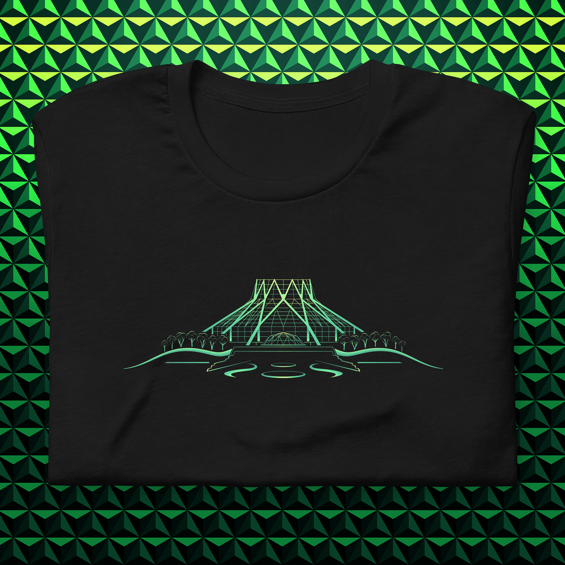 LAND Line Art Unisex T-Shirt product image (4)