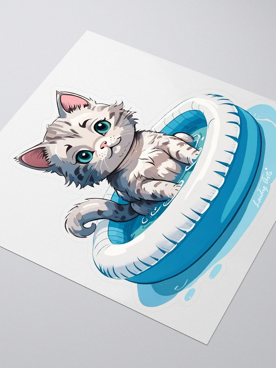 Wet Kitty Vinyl Sticker product image (7)