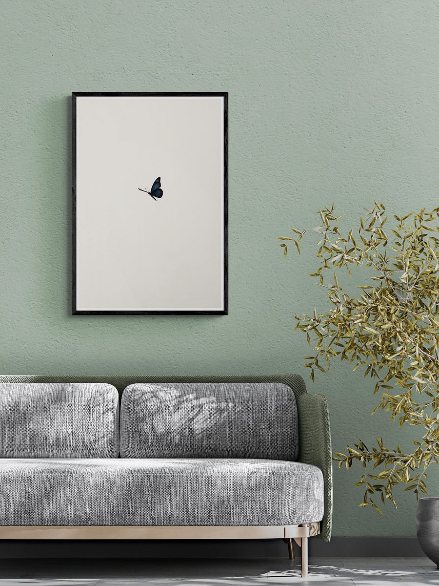 Tiny Black Butterfly Flying product image (1)