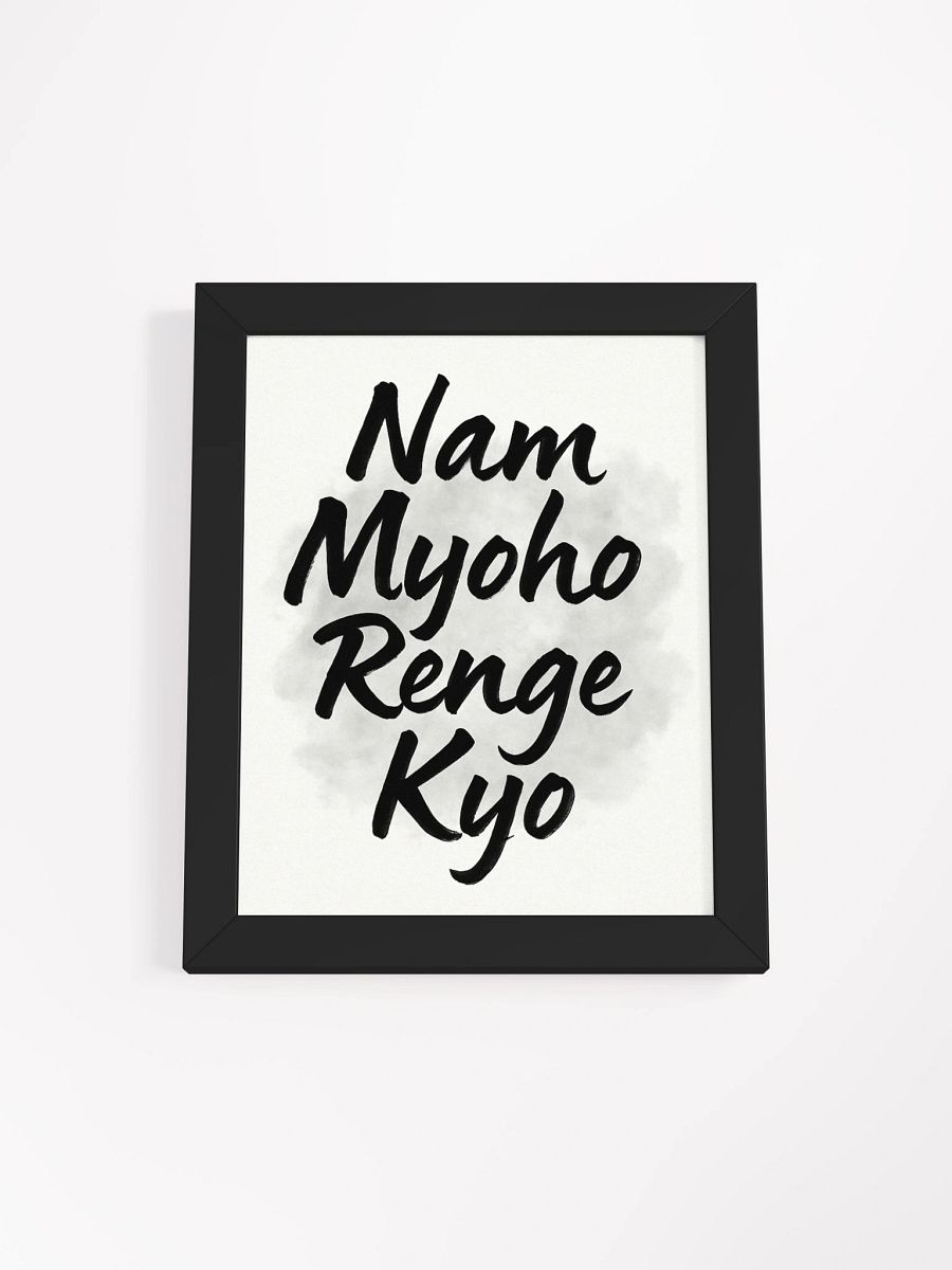 Nam Myoho Renge Kyo Framed Poster product image (7)